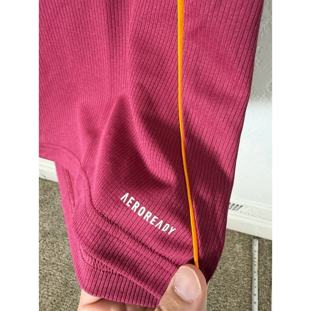 Adidas AS Roma 2023-24‎ Home Jersey Mens XL Slim Fit Maroon Soccer Shirt